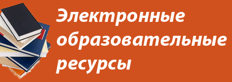 Электронные образовательные ресурсы